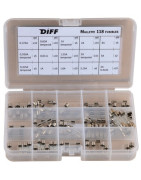 Mallette fusibles en verre 118 pièces- DIFF - 100214