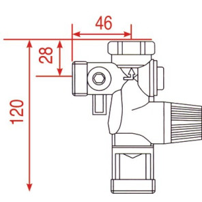 Groupe de sécurité droit téflon - 46mm MF3/4" SFR WATTS- WATTS INDUSTRIES - 2252550