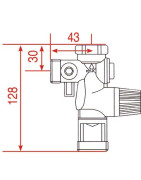 Groupe de sécurité droit laiton - 43mm MF3/4"- COMAP - 889006-01 Groupe de sécurité droit laiton - 43mm MF3/4"- COMAP - 889006-01