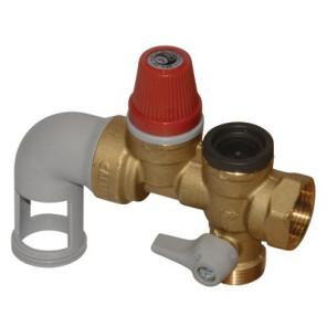 Groupe de sécurité coudé laiton 3/4" NF- DIFF - 100306