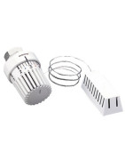 Tête thermostatique Uni LH M30x1.5 blanc, bulbe à distance- OVENTROP - 1011665