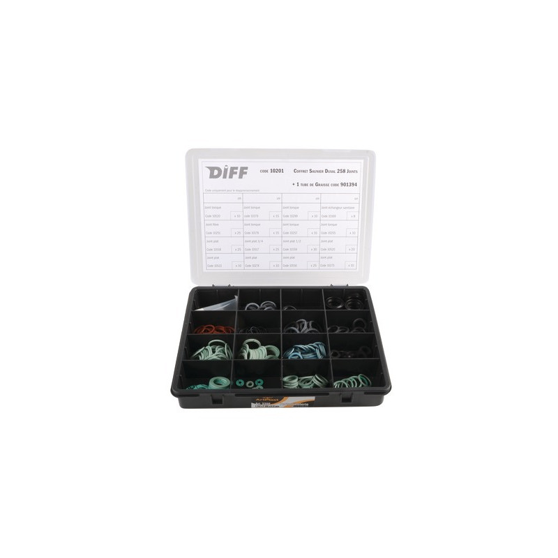 Coffret 258 joints- DIFF pour Saunier Duval - COFFRET 258 JOINTS
