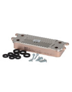 Échangeur sanitaire 12 plaques- DIFF pour Saunier Duval - 0020186152 Échangeur sanitaire 12 plaques- DIFF pour Saunier Duval - 0020186152