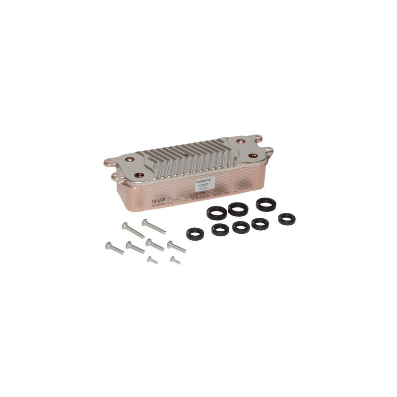 Échangeur sanitaire 18 plaques- DIFF pour Saunier Duval - 0020186154