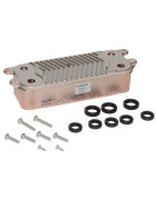 Échangeur sanitaire 18 plaques- DIFF pour Saunier Duval - 0020186154 Échangeur sanitaire 18 plaques- DIFF pour Saunier Duval - 0020186154