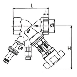 Hydrocontrol vtr DN32 FF- OVENTROP - 1060210