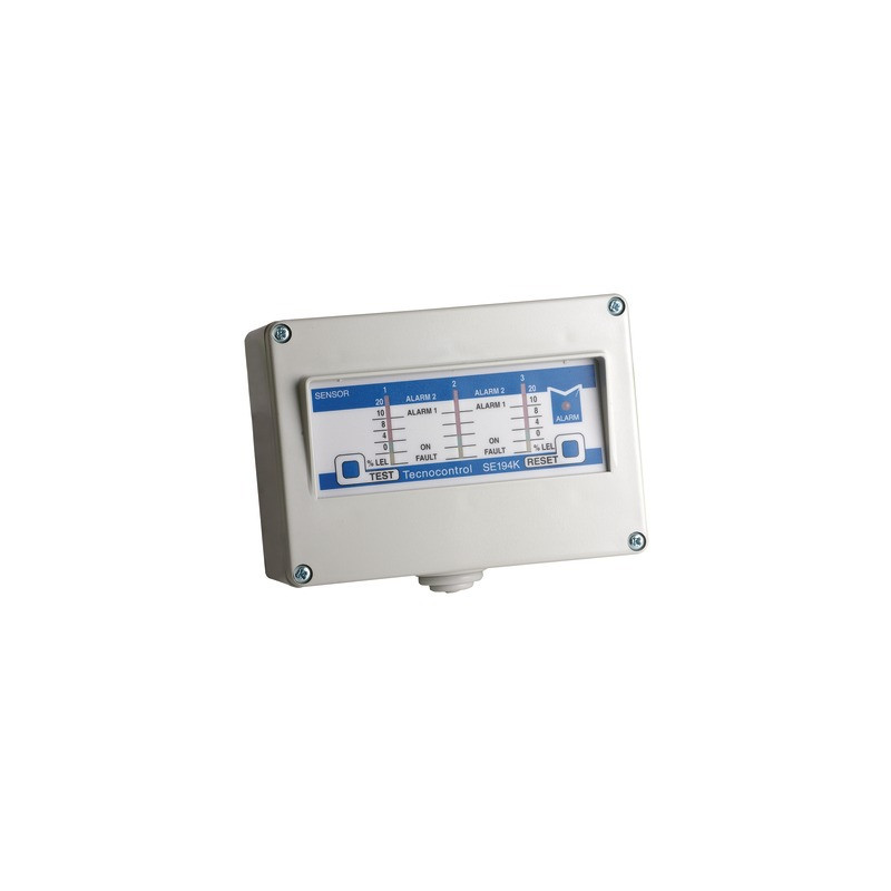 Centrale de détection 3 voies, pour gaz- TECNOCONTROL - SE194K
