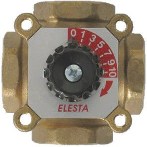 Vanne 4 voies à secteur taraudée en laiton F3/4"- E.R.E REGULATION - H4MG20-4