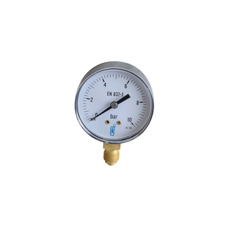 Manomètre ABS, sec non remplissable Ø 63mm, 0/10bar- DIFF - 109464