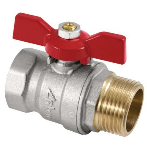 Vanne BS poignée papillon alu MF1"- DIFF - 110038