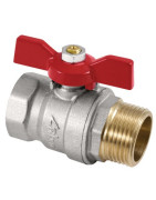 Vanne BS poignée papillon alu MF1"- DIFF - 110038