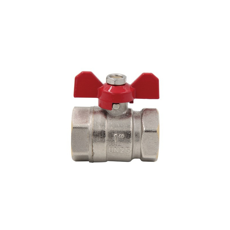 Vanne FF poignée papillon PN40 3/4"- DIMPEXP - 1342-34