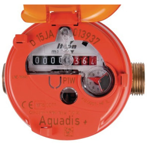 Compteur divisionnaire eau chaude AQUADIS- ITRON - AQP15110WQBR160ET
