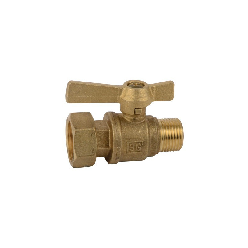 Robinet d'arrêt compteur droit M1/2"xFT3- DIFF - 110159