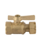 Robinet d'arrêt compteur droit F3/4"xFT3- DIFF - 110161
