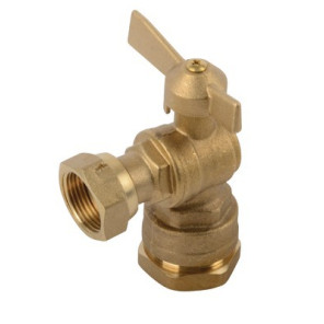Robinet d'arrêt compteur équerre PE25- DIFF - 110166