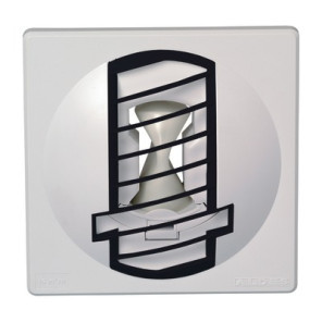 Bouche d'extraction autoréglable BapCOLOR Standard Fixe- ALDES - 11019243