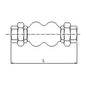 Compensateur dilatation F1"1/4- GENEBRE - 110285