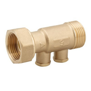 Clapet droit FT3/4"xM3/4" avec bouchon laiton court- DIFF - 110297