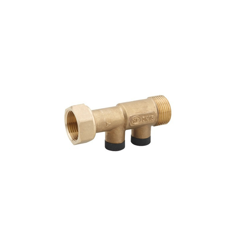Clapet droit FT1"xM1" avec bouchon plastique long- DIFF - 110300