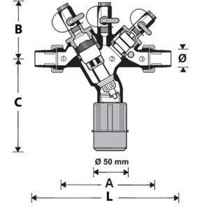 Disconnecteur hydraulique contrôlable 3/4", EN12729- RESIDEO - BA295S-3/4A