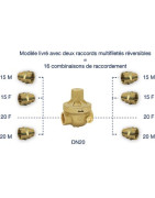Réducteur ISOBAR multifileté 1/2" à 3/4"- ITRON - ISOPLUSMG
