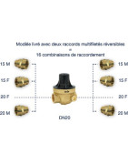 Réducteur ISOBAR multifileté 1/2" à 3/4"- ITRON - ISOPLUSCCMG