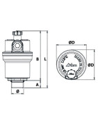 Purgeur automatique MINILUFT sans clapet M3/8"- RBM - 28280300 Purgeur automatique MINILUFT sans clapet M3/8"- RBM - 28280300