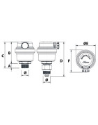 Purgeur MINILUFT compact avec clapet M3/8"- RBM - 7910340