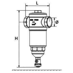 ZEPARO CYCLONE DIRT ZCD 32 en 1"1/4- IMI - 7897432