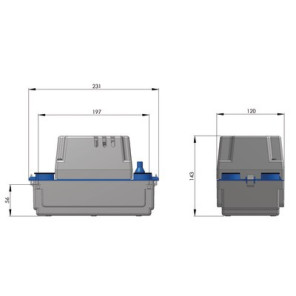 Pompe de relevage des condensats SANICONDENS ECO VO2- SFA - SANICONDENS ECO