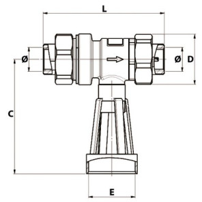 Disconnecteur non contrôlable CA2096 FF1/2"- SOCLA - 149B3781