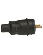 Prise mâle 16A 2P+T IP44- DIFF - 111759