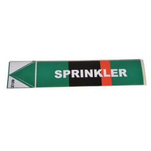 Étiquette souple adhésive sprinkler- DIFF - 111816  - (X10)