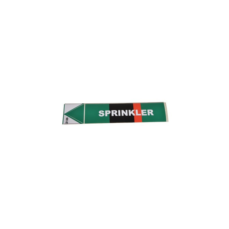 Étiquette souple adhésive sprinkler- DIFF - 111816  - (X10)