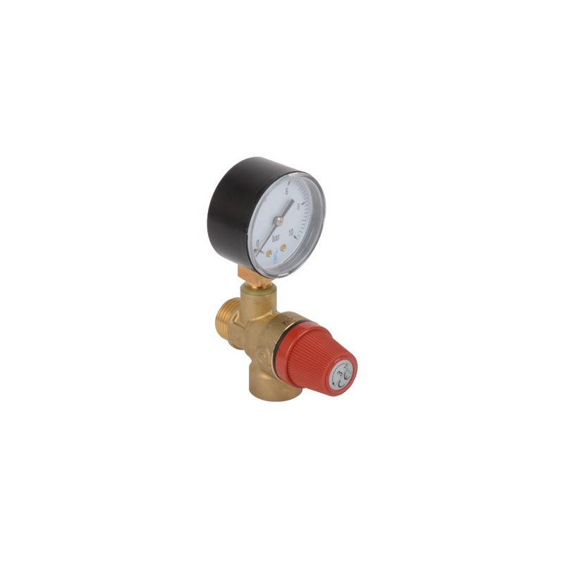 Soupape chauffage 3b avec mano MF1/2"- DIFF - 111885