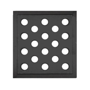 Grille en fonte pour cheminées 160x160mm- DIFF - 150564