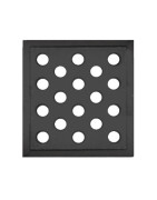 Grille en fonte pour cheminées 160x160mm- DIFF - 150564