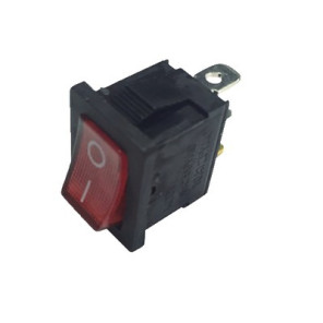 Interrupteur lumineux rouge 0/1 6A 3XFAS- DIFF - 150643