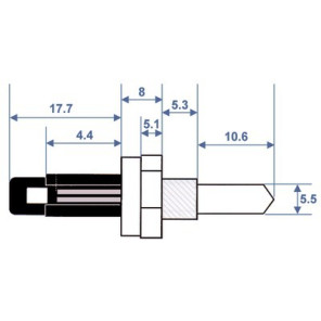 Thermistance- DIFF pour Chaffoteaux - 60084021