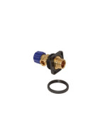 Alimentation avec robinet équerre intégr- GEBERIT - 240.269.00.1