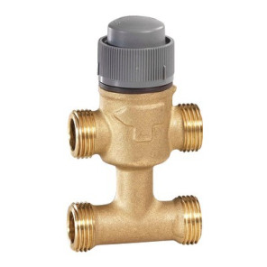 Vannes 3 voies compact with bypass, ext. fileté, DN15, PN16, kvs1.0, mod- RESIDEO - VYE15B1.0M