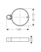 Porte savon casetta'c chrome- HANSGROHE - 28642002