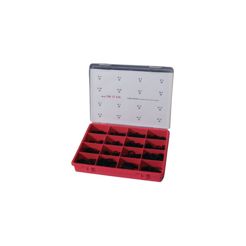 Coffret 520 joints toriques- DIFF pour ELM Leblanc - 520 JOINTS ELM