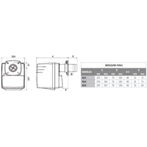 Brûleur fioul NC4 H101A 20 à 30kW- CUENOD - 3832014