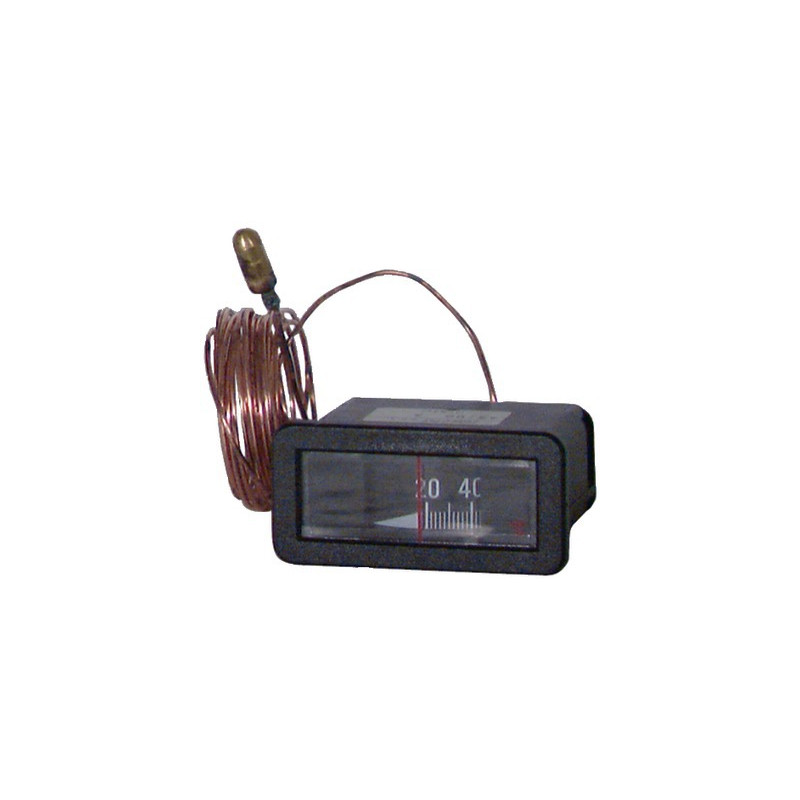 Thermomètre rectangulaire 0°C à 120°C L2.5- DIFF pour De Dietrich Chappée - S17007062