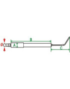 Électrode D 11 T3- DIFF pour Cuenod - 66634+66647