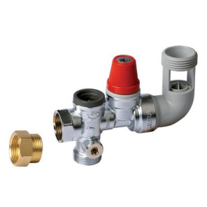 Groupe sécurité 3/4"-7b + mamelon- DIFF pour De Dietrich Chappée - 200004281
