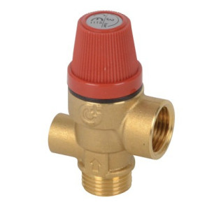 Soupape chauffage 3b porte mano MF1/2"- DIFF - 40802