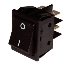Interrupteur bipolaire 0/1 noir- DIFF pour Zaegel Held - Z62803801